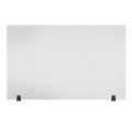 Luxor Acrylic Sneeze Guard Desk Divider, 48" x 30" Tabletop, Frosted DIVTT-4830F